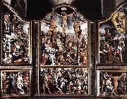 Maarten van Heemskerck Triptych oil painting artist